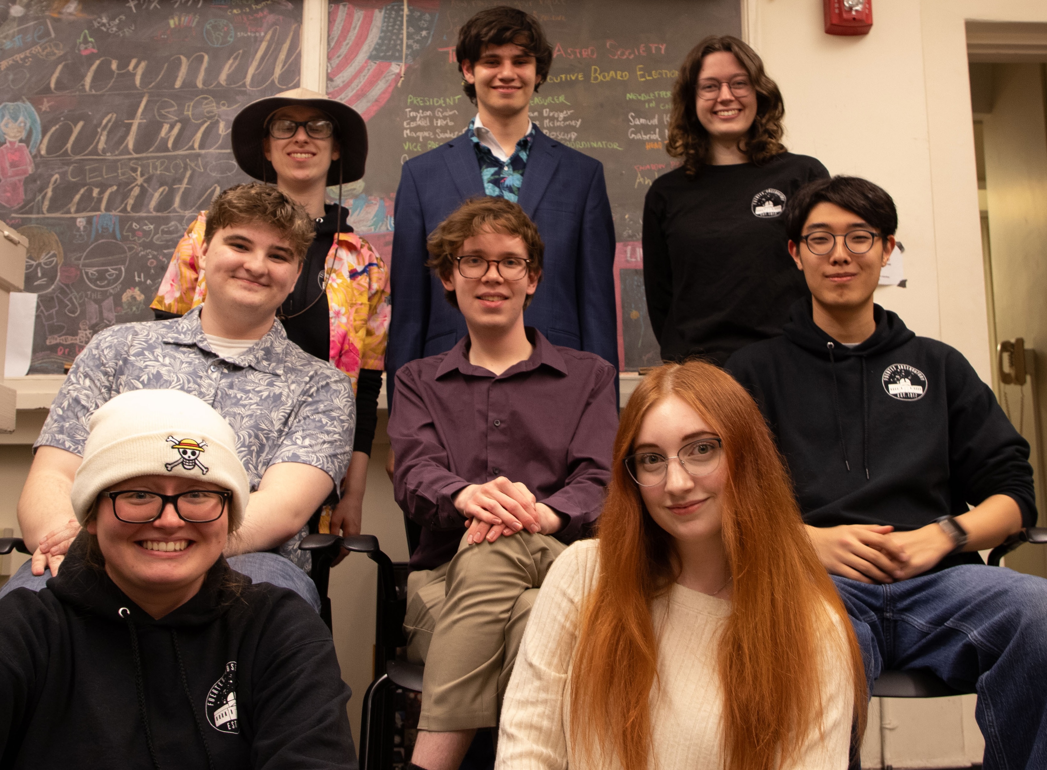 The 2026-2027 club officers posing for a photograph
